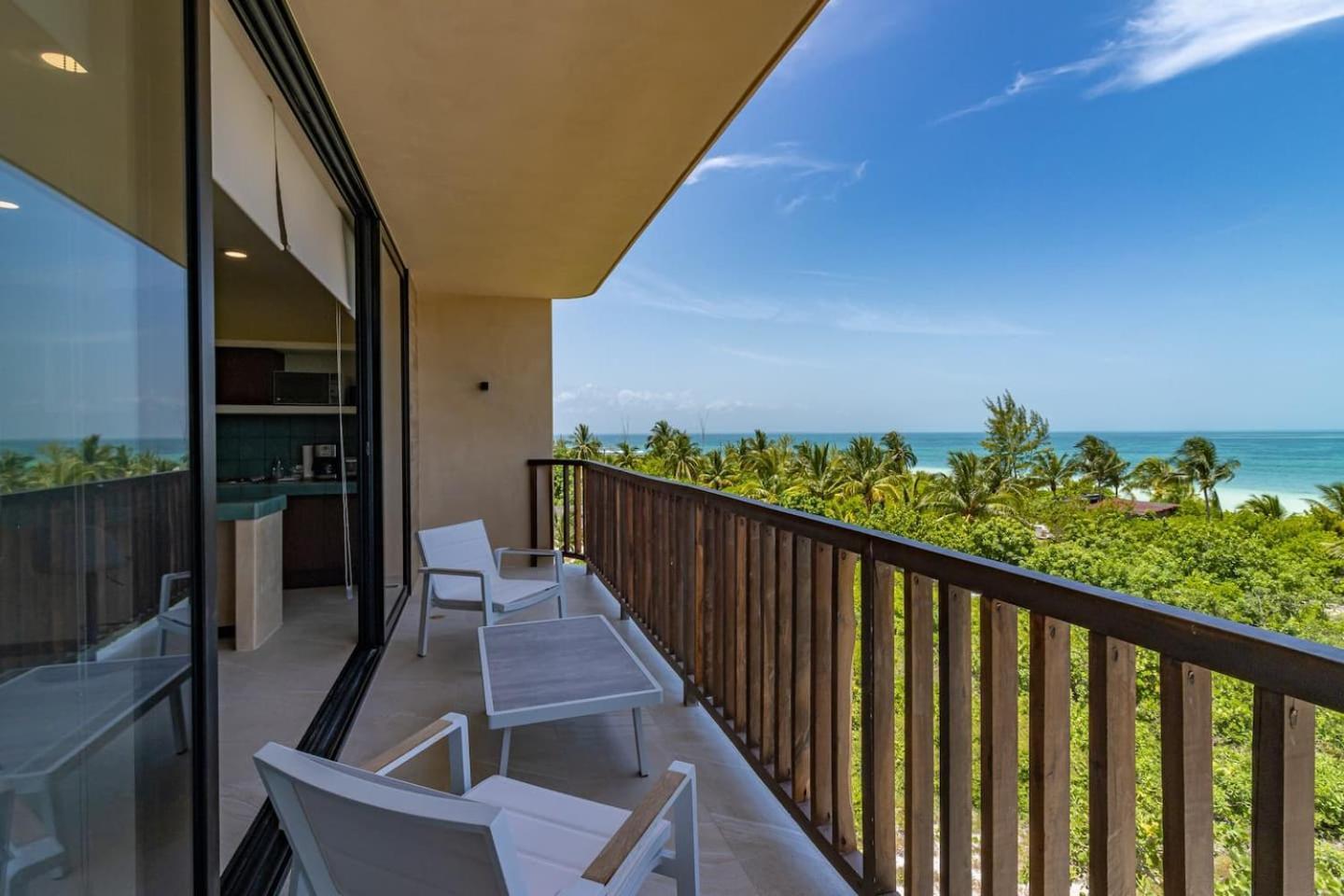 Penthouse Con Alberca Privada Y Hermosas Vistas Al Mar - A301 ホルボックス島 エクステリア 写真