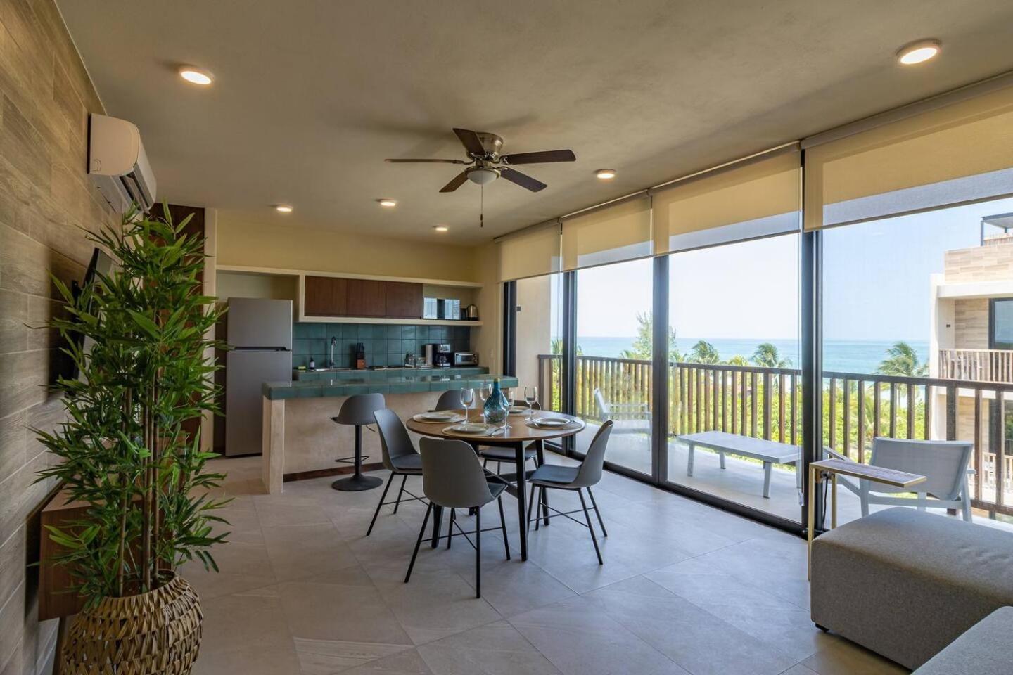 Penthouse Con Alberca Privada Y Hermosas Vistas Al Mar - A301 ホルボックス島 エクステリア 写真