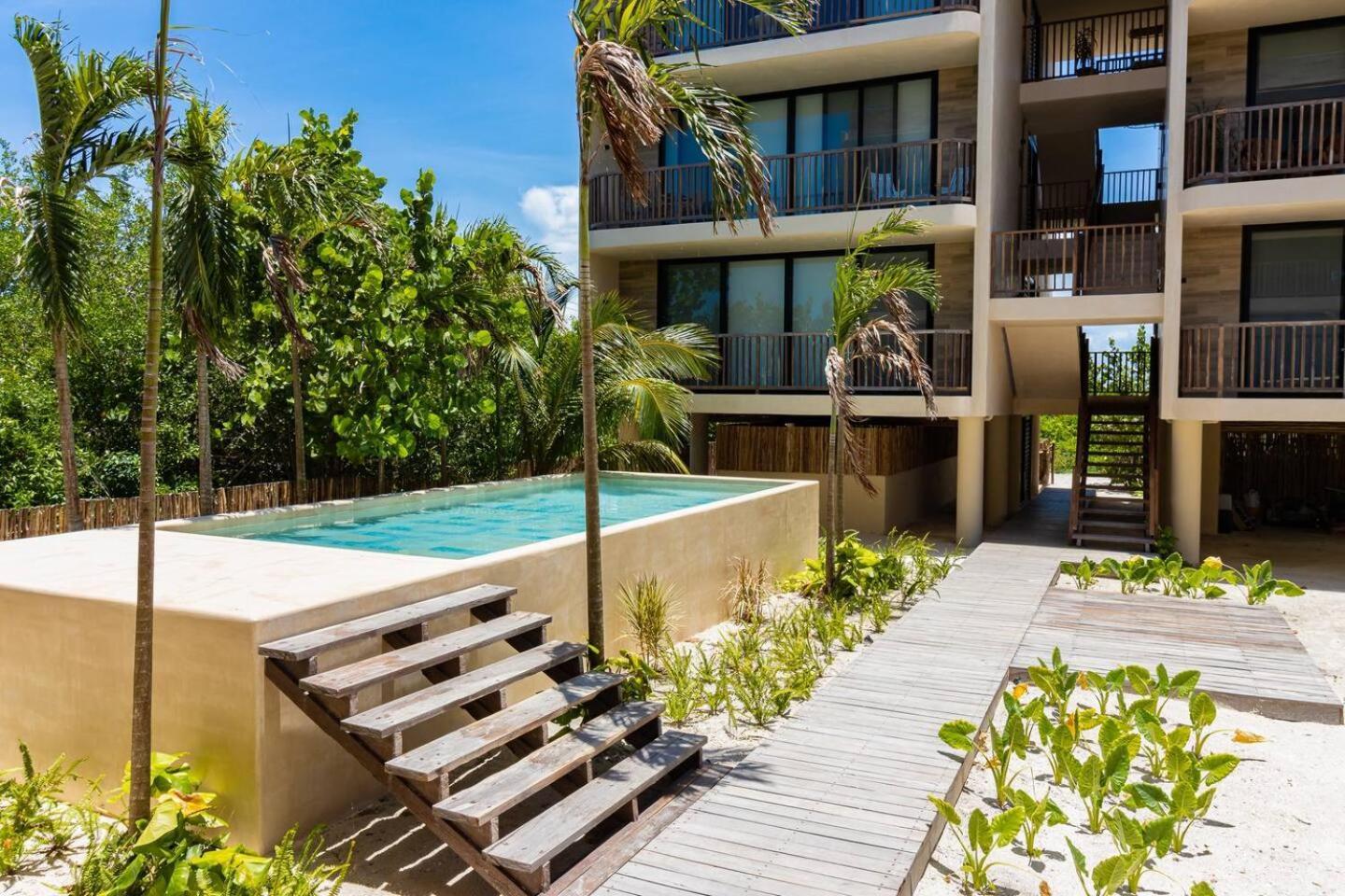 Penthouse Con Alberca Privada Y Hermosas Vistas Al Mar - A301 ホルボックス島 エクステリア 写真