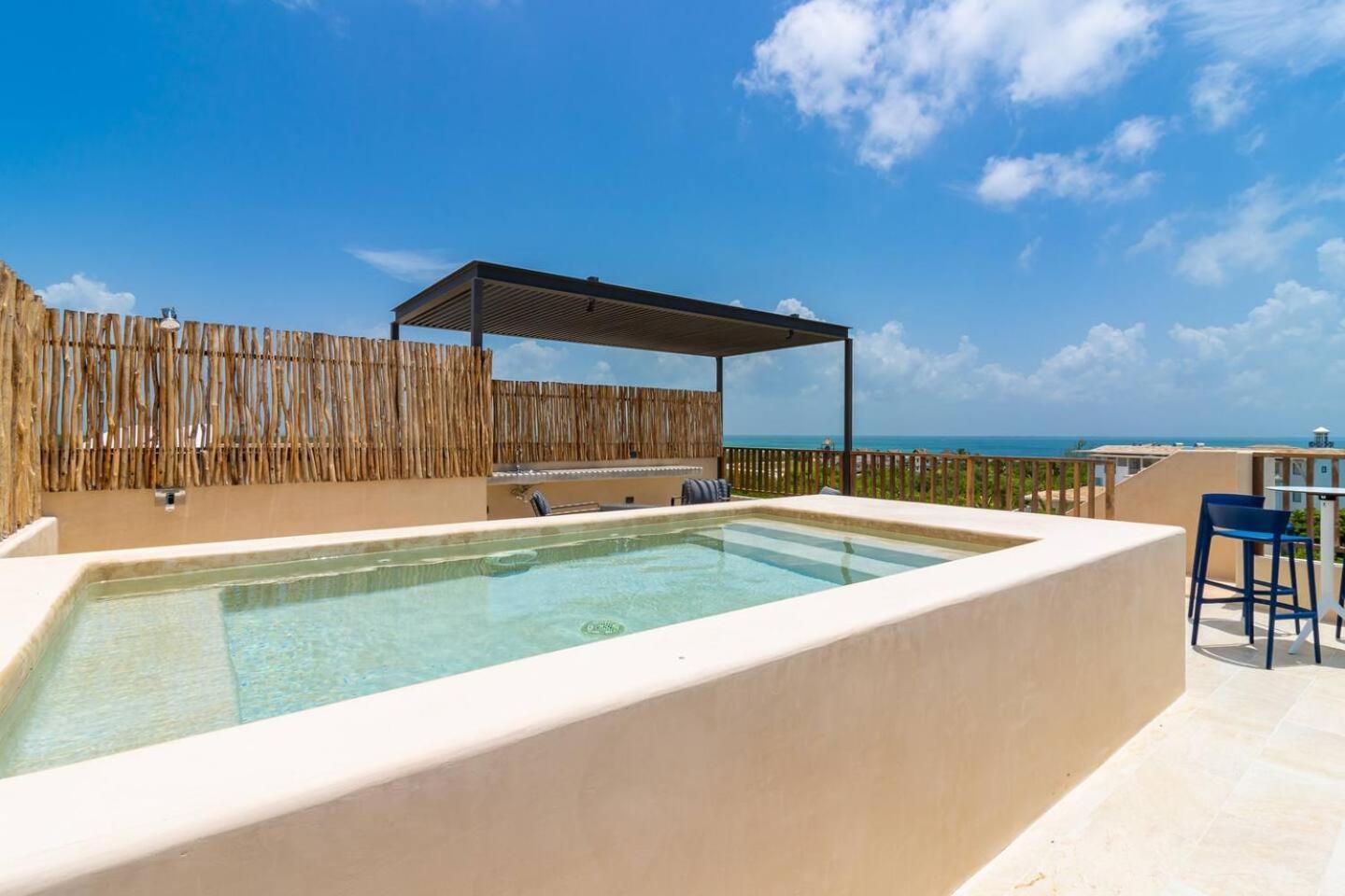 Penthouse Con Alberca Privada Y Hermosas Vistas Al Mar - A301 ホルボックス島 エクステリア 写真