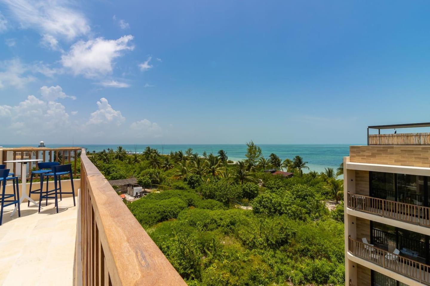 Penthouse Con Alberca Privada Y Hermosas Vistas Al Mar - A301 ホルボックス島 エクステリア 写真