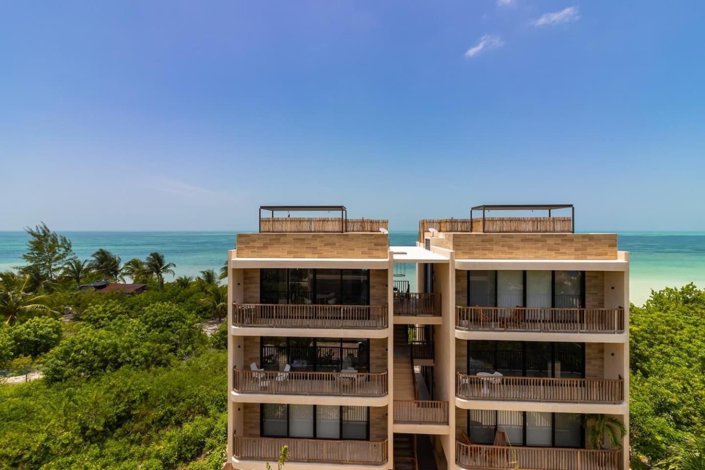 Penthouse Con Alberca Privada Y Hermosas Vistas Al Mar - A301 ホルボックス島 エクステリア 写真