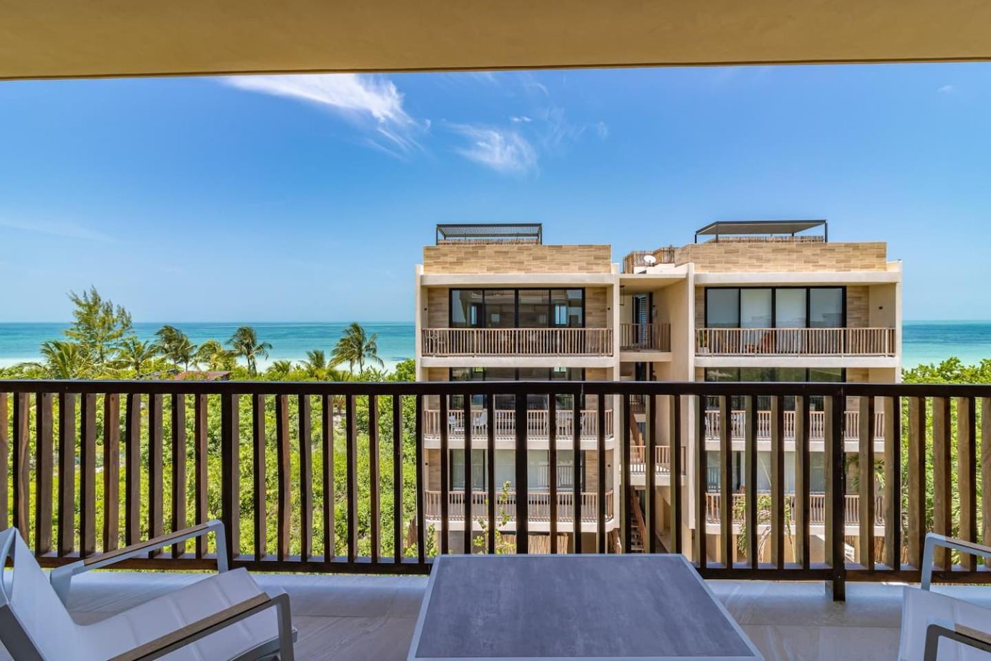 Penthouse Con Alberca Privada Y Hermosas Vistas Al Mar - A301 ホルボックス島 エクステリア 写真