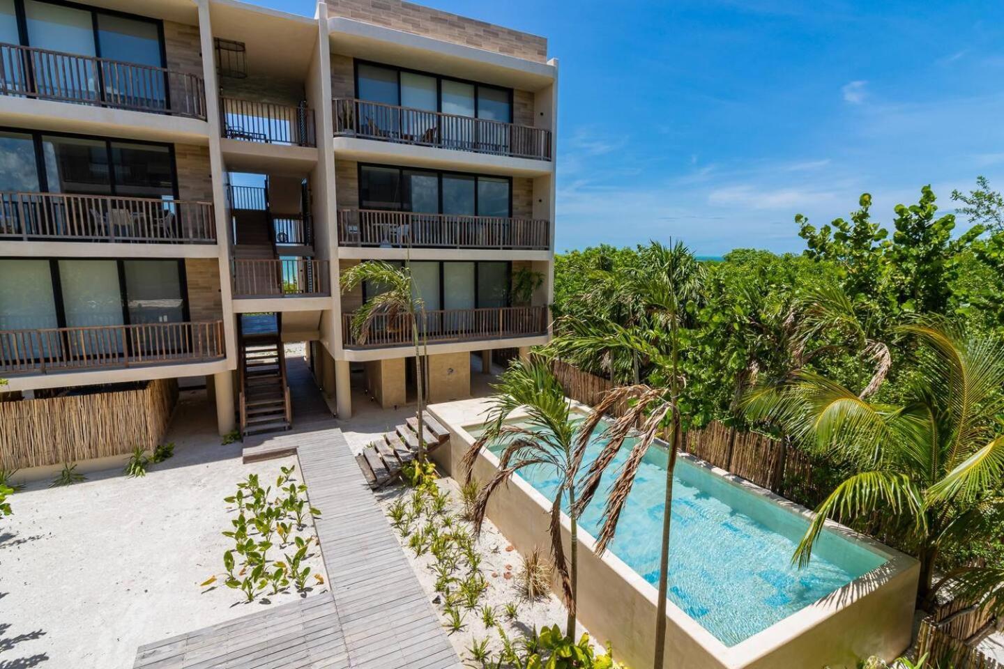 Penthouse Con Alberca Privada Y Hermosas Vistas Al Mar - A301 ホルボックス島 エクステリア 写真